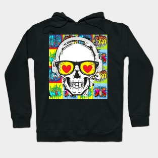 tattoo Graffiti Hearts Pirate Hoodie